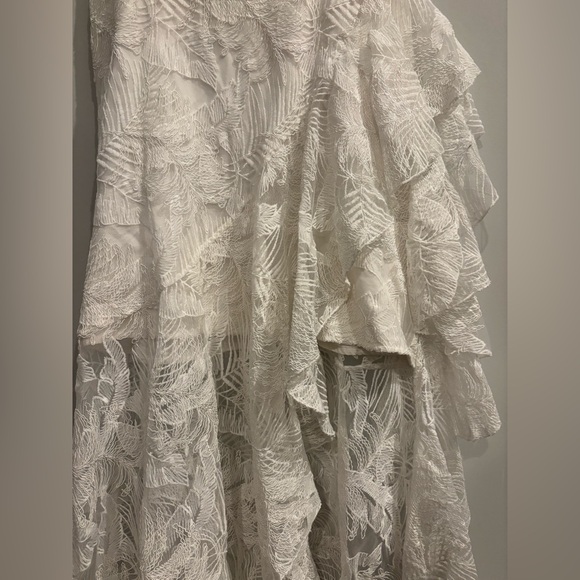 One33 Social White Embroidered High Low Dress - Picture 10 of 12